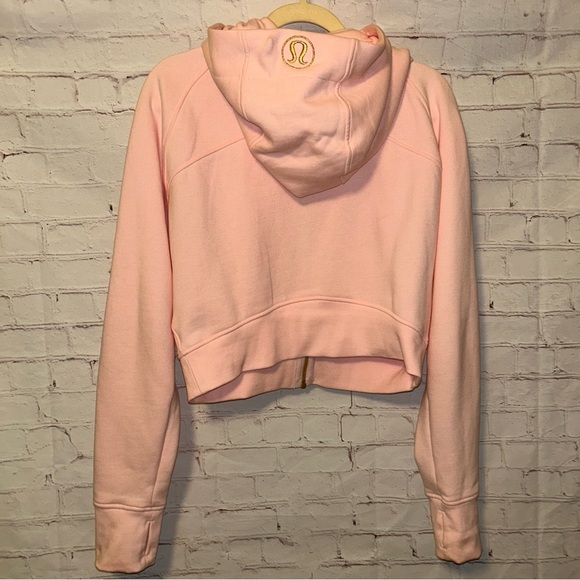 lululemon Scuba Full-Zip
Cropped Hoodie strawberry milkshake/gold size 14 - Picture 5 of 9